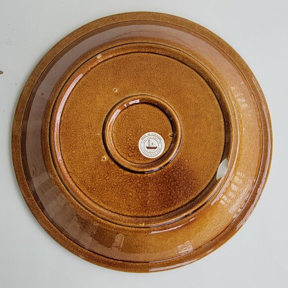 Vintage Apple pie plate with cover -ceramic - Picture 6 of 7